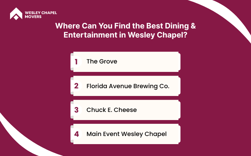Where Can You Find the Best Dining & Entertainment in Wesley Chapel